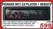 Pioneer MP3 CD Player + Remote