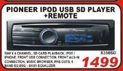 Pioneer iPOD USB SD Player + Remote