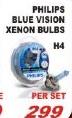 Philips Blue Vision Xenon Bulbs H4-Per Set