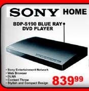 Sony BDP-S190 Blu-Ray DVD Player