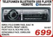 Telefunken Bluetooth USB Player + Remote