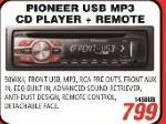 Pioneer USB MP3 CD Player+Remote