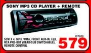 Sony MP3 CD Player + Remote (GT320) 