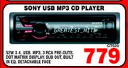 Sony USB MP3 CD Player 