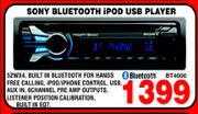 Sony Bluetooth iPod USB Player (BT4000)
