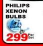 Philips Xenon Bulbs-Per set