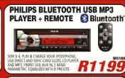 Philips Bluetooth USB MP3 Player+Remote