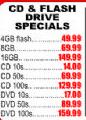 CD & Flash Drive Specials-4GB Flash