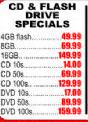 CD & Flash Drive Specials-16GB