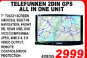 Telefunken 2Din GPS All In One Unit