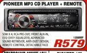 Pioneer MP3 CD Player+ Remote