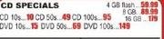 DVD Specials-10's