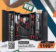 Macht 1/2" & 1/4" Drive Cantilever 85 Piece Set Tool Kit