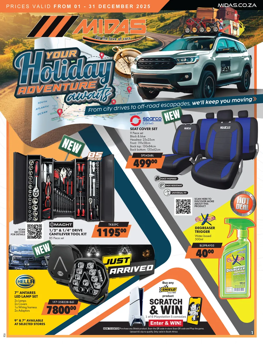MIDAS : Your Holiday Adventure Awaits (01 December - 31 December 2025)