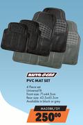 Autogear PVC Mat Set MA35BK/GY