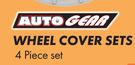 Autogear 4 Piece Wheel Cover Sets 15" (Silver/Grey) WCFP02-15