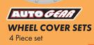 Autogear 4 Piece Wheel Cover Sets 14" (Matt Black) WCFP01-14