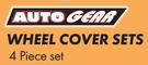 Autogear 4 Piece Wheel Cover Sets 14" (Silver/Grey) WCFP09-14
