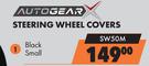 Autogear Steering Wheel Covers (Black) Small SW50M