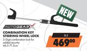 Autogear Combination Key Steering Wheel Lock SL3
