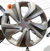 Autogear 4 Piece Wheel Cover Sets 14" (Silver/Grey) WCFP09-14