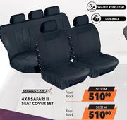 Autogear 4 x 4 Safari II Seat Cover Set Rear (Black) SC31M