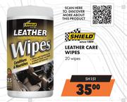 Shield Leather Care Wipes (20 Wipes) SH151