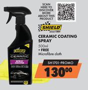 Shield Ceramic Coating Spray SH1701 500ml With Free Microfibre Cloth