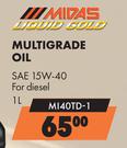MIDAS Liquid Gold Multigrade Oil SAE 15W-40 MI40TD-1-1Ltr