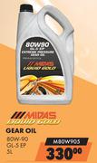 MIDAS Liquid Gold Gear Oil 80W-90 GL-5 EP M80W905-5Ltr