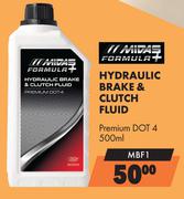 MIDAS Formula+ Hydraulic Brake & Clutch Fluid MBF1-500ml