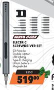 Autogear Electric Screwdriver Set 23 Piece Set ESS01