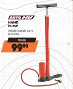 Autogear Hand Pump Includes Needle Valve & Booster PU01B