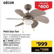 Decor Petit Star Fan 52"
