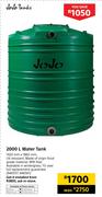Jojo Tanks 2000Ltr Water Tank 1420mm x 1860mm