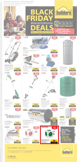 Builders : Black Friday (23 November - 27 November 2020) (AVAILABLE IN-STORE ONLY), page 1