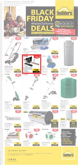 Builders : Black Friday (23 November - 27 November 2020) (AVAILABLE IN-STORE ONLY), page 1