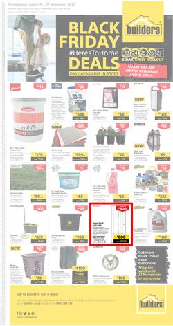 Builders : Black Friday (26 November - 27 November 2020) (AVAILABLE IN-STORE ONLY), page 1