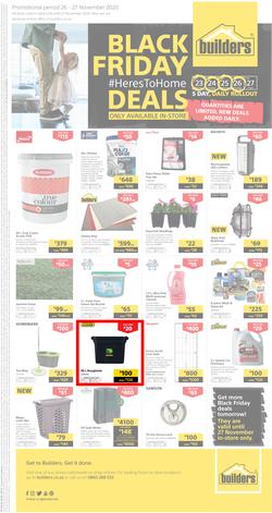 Builders : Black Friday (26 November - 27 November 2020) (AVAILABLE IN-STORE ONLY), page 1