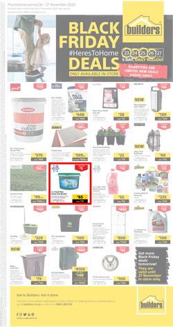 Builders : Black Friday (26 November - 27 November 2020) (AVAILABLE IN-STORE ONLY), page 1