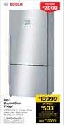 Bosch 619L Double Door Fridge