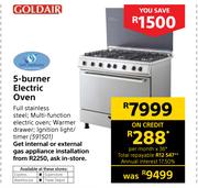 Goldair 5 Burner Electric Oven