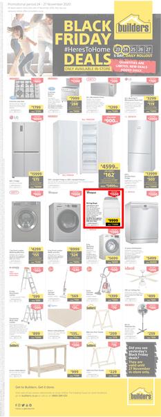 Builders : Black Friday (24 November - 27 November 2020) (AVAILABLE IN-STORE ONLY), page 1