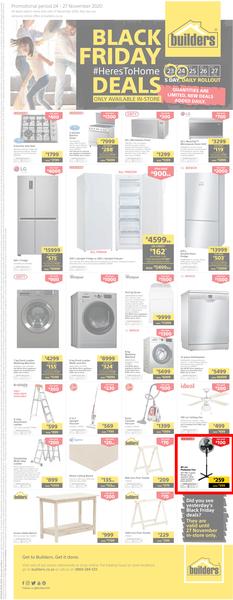 Builders : Black Friday (24 November - 27 November 2020) (AVAILABLE IN-STORE ONLY), page 1