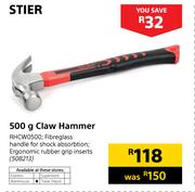 Stier 500g Claw Hammer