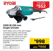 Ryobi 2200W 230mm Angle Grinder