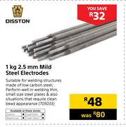 Disston 1Kg 2.5mm Mild Steel Electrodes