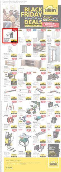 Builders : Black Friday (25 November - 27 November 2020) (AVAILABLE IN-STORE ONLY), page 1