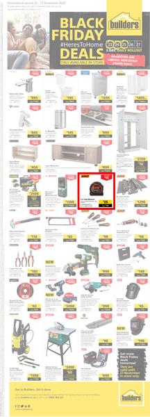 Builders : Black Friday (25 November - 27 November 2020) (AVAILABLE IN-STORE ONLY), page 1