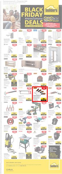 Builders : Black Friday (25 November - 27 November 2020) (AVAILABLE IN-STORE ONLY), page 1